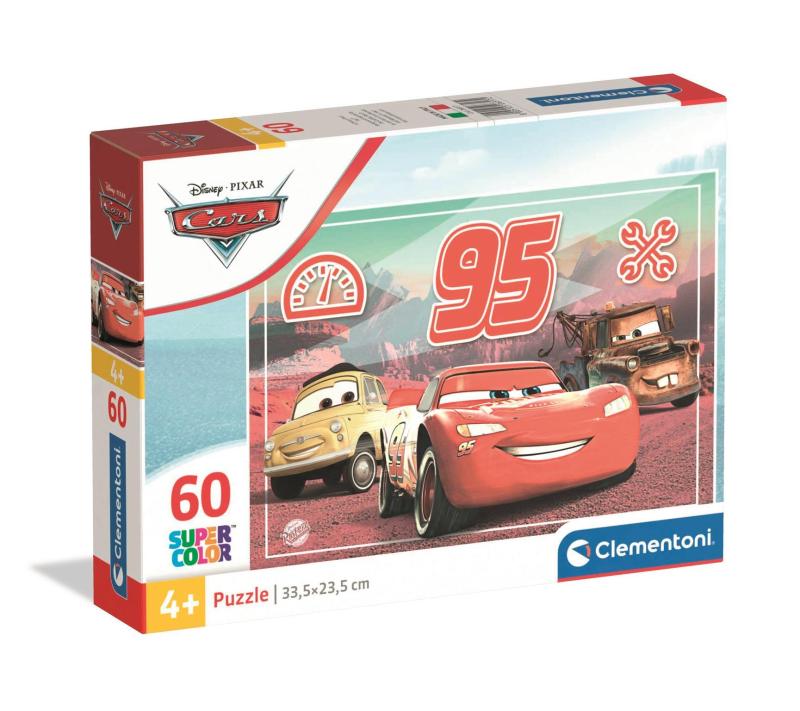 PUZZLE 60 SUPER KOLOR CARS PIXAR
