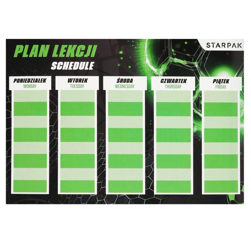 PLAN LEKCJI A5+NAKLEJKA NA ZESZYT FOOTBALL STK