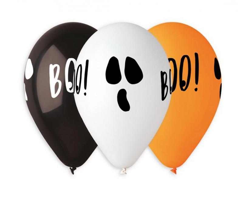 BALONY PREMIUM HEL BOO 13' A'5 HALLOWEEN BANER