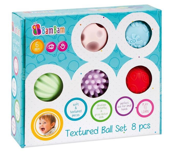 ZESTAW KUL SENSORYCZNYCH 8 SZT BAM BAM