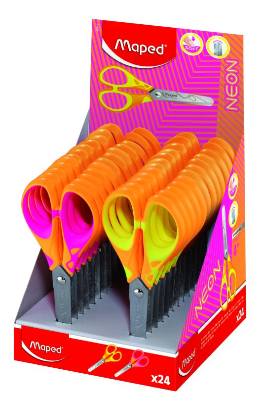 NOŻYCZKI 13 MAPED PULSE SOFT NEON