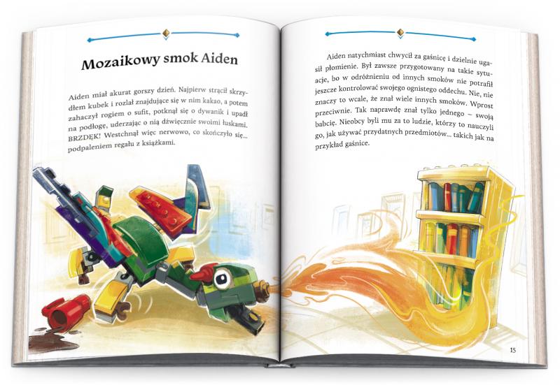 KSIĄŻECZKA LEGO MASTER BRAND. NIEZWYKŁE OPOWIEŚCI O SMOKACH