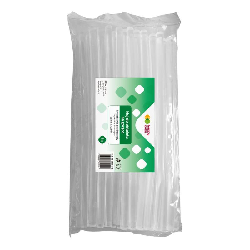 KLEJ DO PISTOLETU NA GORĄCO11MMX300MM 1KG HAPPY COLOR