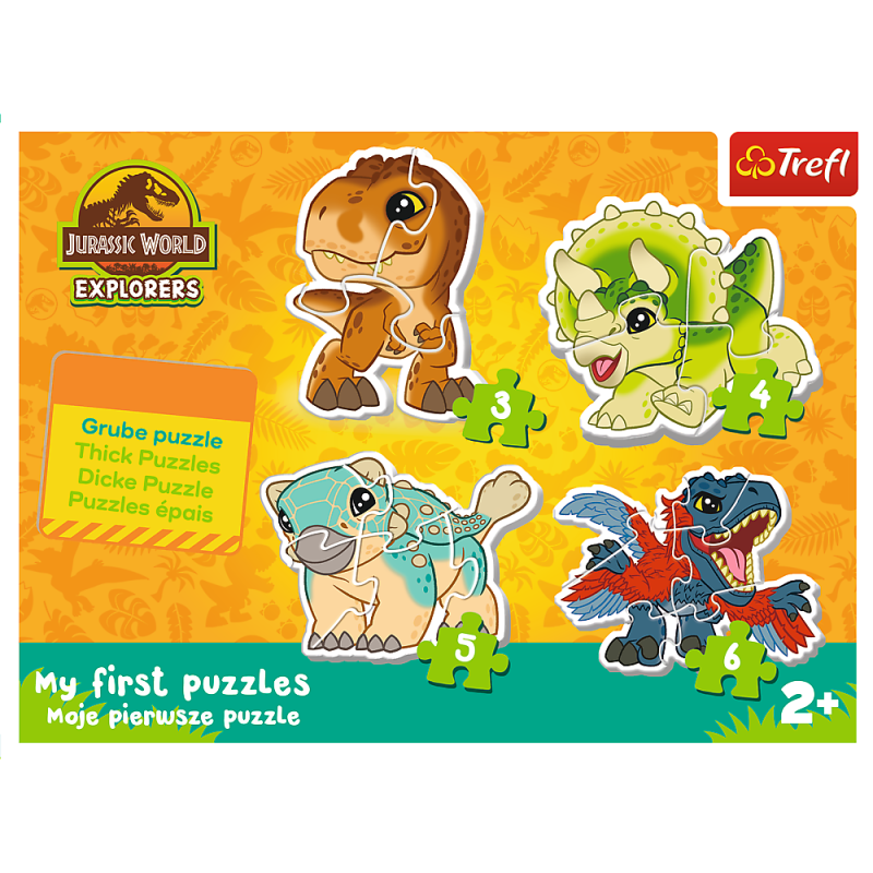 PUZZLE BABY CLASSIC UROCZE DINOZAURY