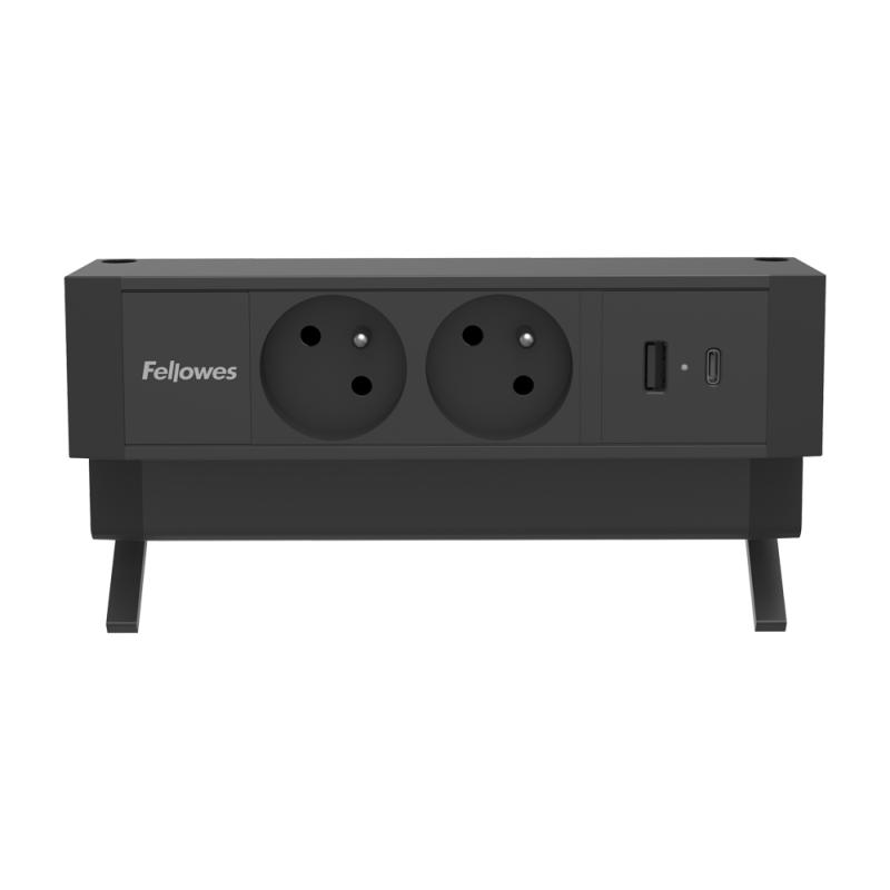 POWER DESK 2 TYP E CZARNY BANER