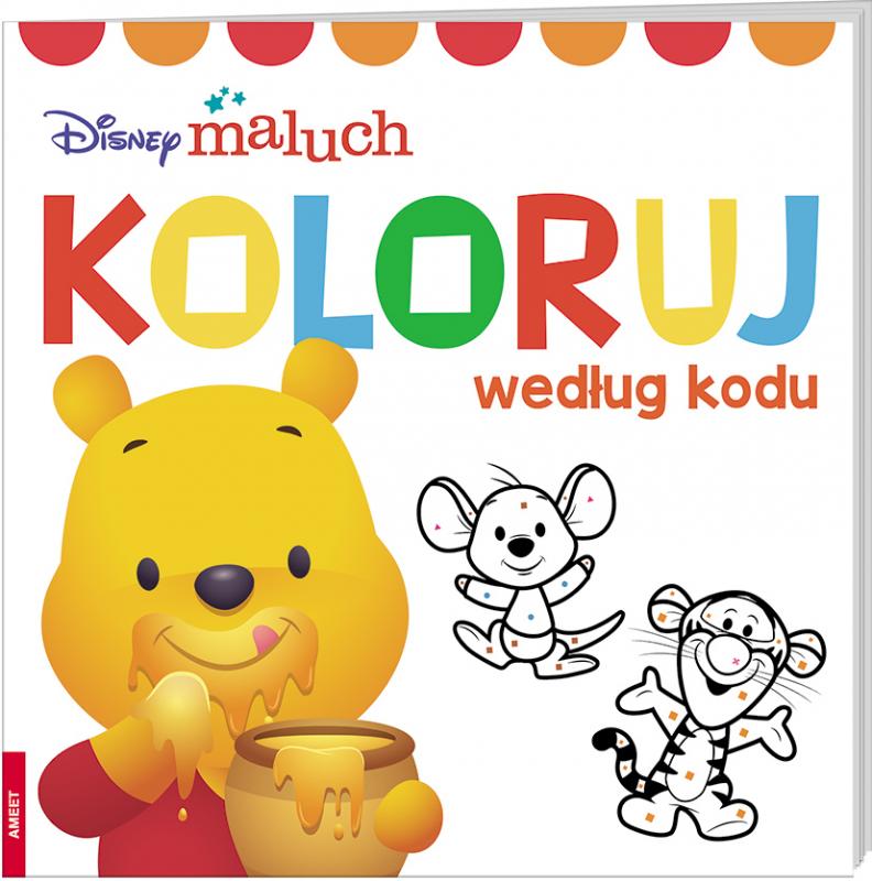 KSIĄŻECZKA DISNEY MALUCH. KOLORUJ WEDŁUG KODU BANER