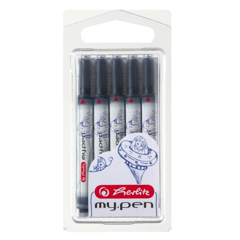 NABOJE HERLITZ MY.PEN 5 SZT NIEBIESKI