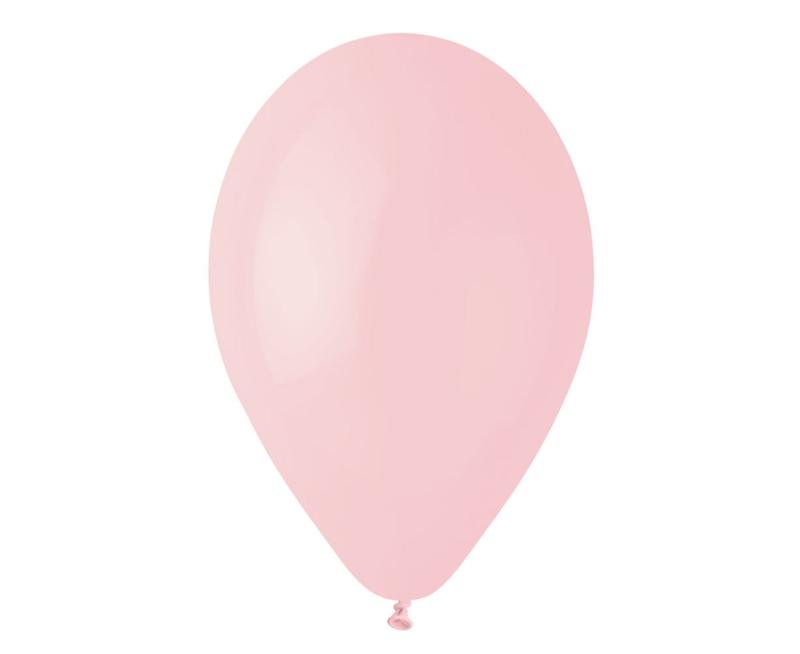 BALON PASTEL 12 PUDROWE RÓŻOWE A/100