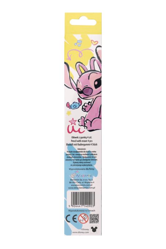 OŁÓWEK Z GUMKĄ STITCH A4 BENIAMIN