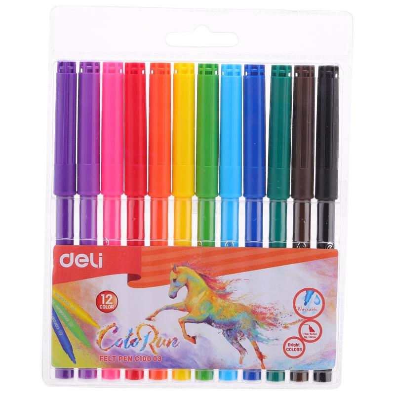 FLAMASTRY 12 COLORUN DELI