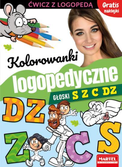 KSIĄŻECZKA KOLOROWANKI LOGOPEDYCZNE GŁOSKI S,Z,C