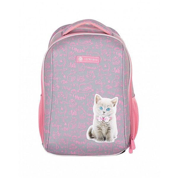 TORNISTER ULTRA LEKKI ASTRABAG PINKY KITTY, AS2