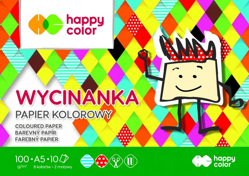 BLOK WYCINANKA A5/10 100G HAPPY COLOR