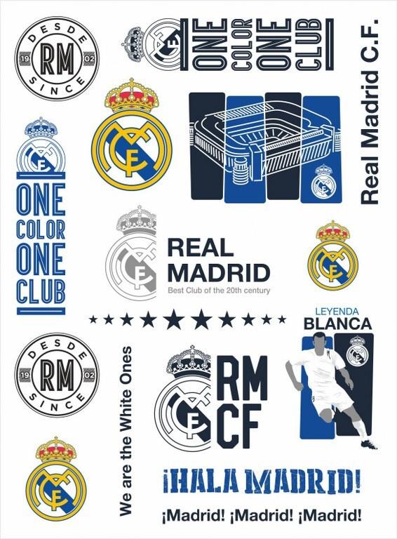 TATUAŻE NA PRZEDMIOT WODNE RM-111 REAL MADRID 3