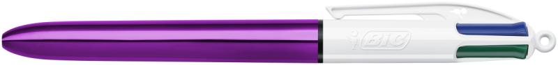 DŁUGOPIS BIC 4-KOL COLOURS SHINE PURPLE A12