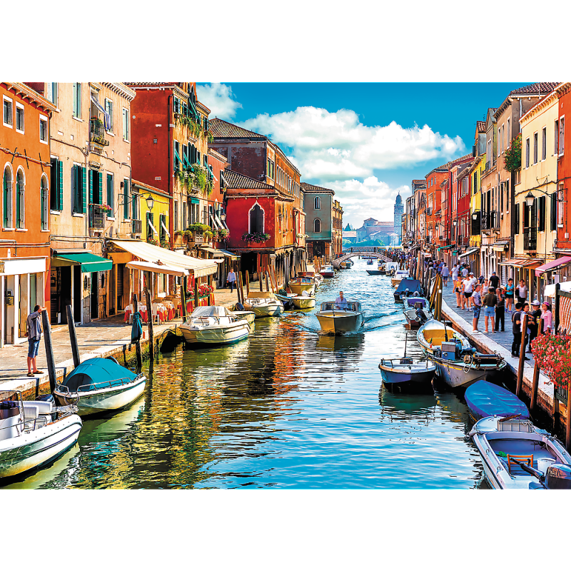 PUZZLE 2000 TREFL WYSPA MYRANO WENECJA