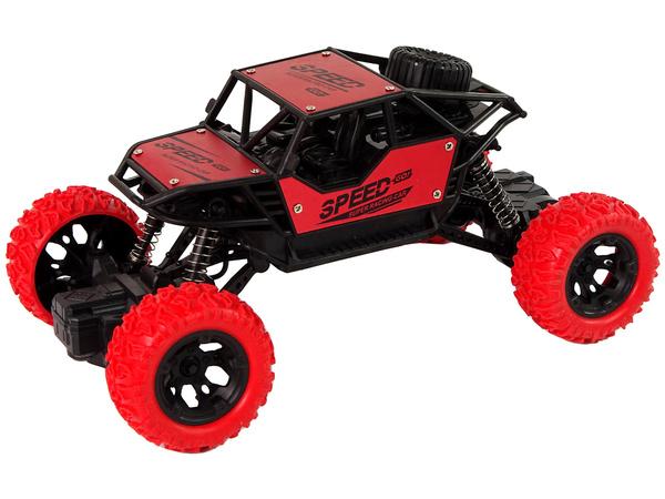 AUTO ZDALNIE STEROWANE TERENOWE R/C 1:18 CZERWONE