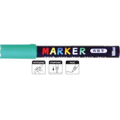 MARKER AKRYLOWY 1-2 MM ZIELONY NIEBIESKAWY MG