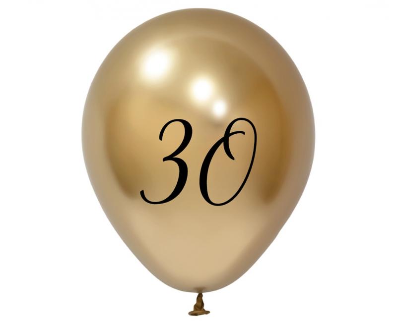 BALONY BEAUTY&CHARM 30 PLATYNOWE JASNO ZŁOTE 12' A'5