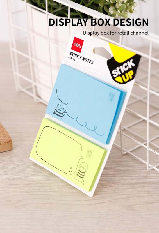NOTESY SAMOPRZYLEPNE ZESTAW ROZMIARÓW I KOLORÓW 50 KARTEK DELI