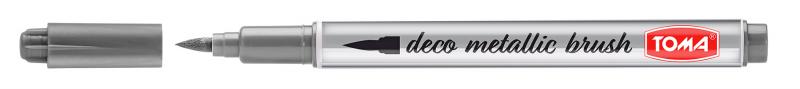 PISAK TOMA METALLIC BRUSH SREBRNY