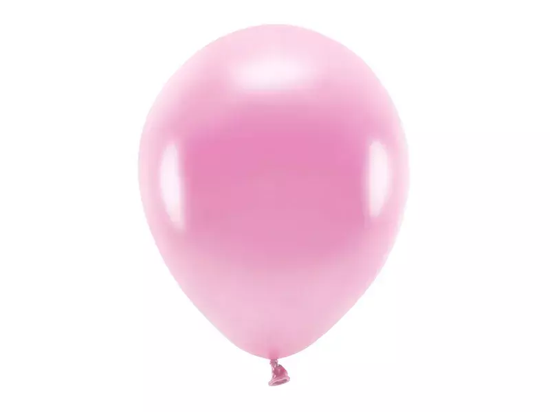 BALONY ECO 30CM METALIZOWANE RÓŻOWE