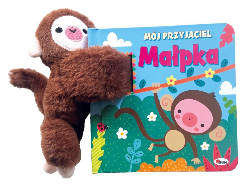 KSIĄŻECZKA MÓJ PRZYJACIEL MAŁPKA Z MASKOTKĄ