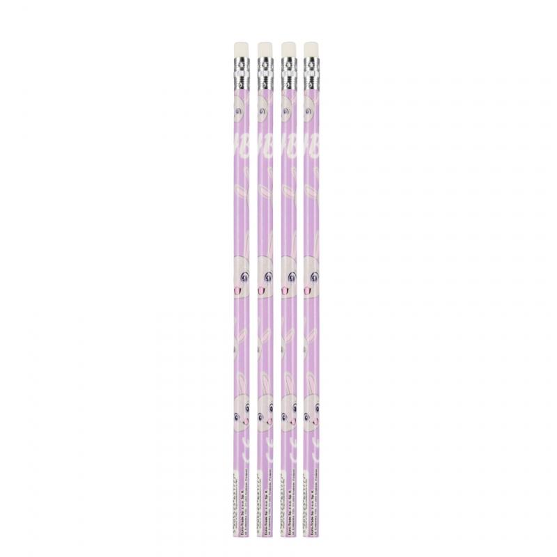 OŁÓWEK Z GUMKĄ HB RABBIT STK TUB A/48