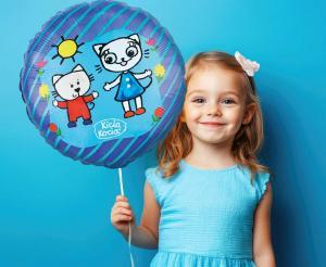 BALON FOLIOWY KICIA KOCIA I NUNUŚ 18CALI