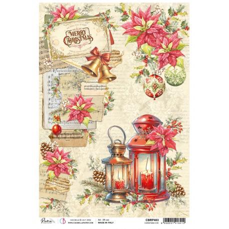 PAPIER RYŻOWY A4 CHRISTMAS EVE