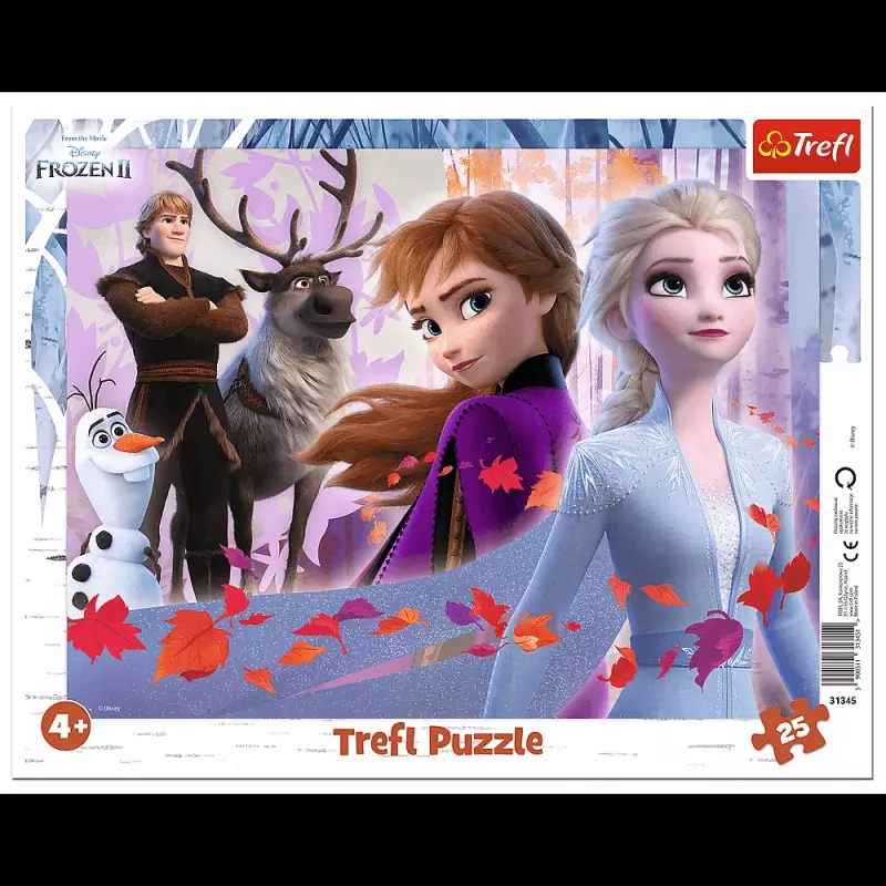 PUZZLE 25 TREFL RAMKOWE PRZYGODY W KRAINIE LODU-FROZEN 2