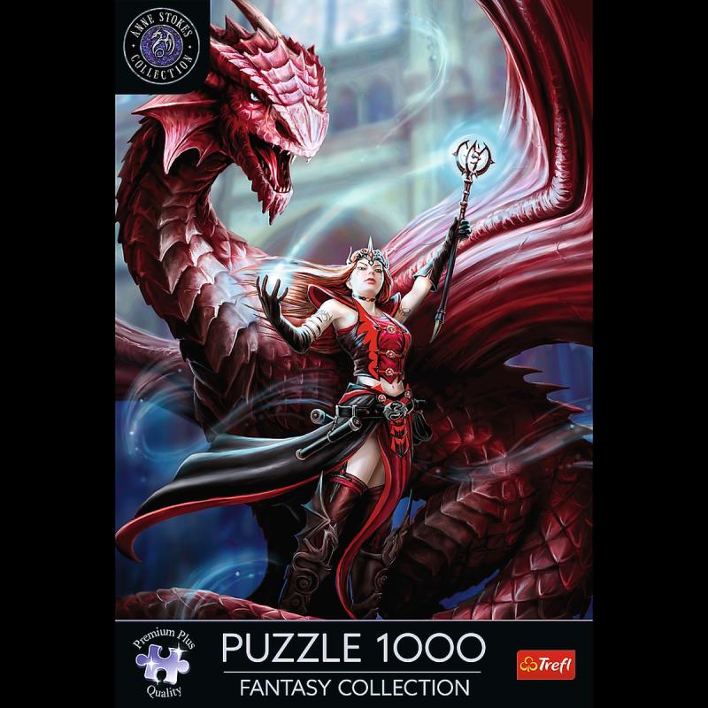 PUZZLE 1000 TREFL SZKARŁATNY MAG