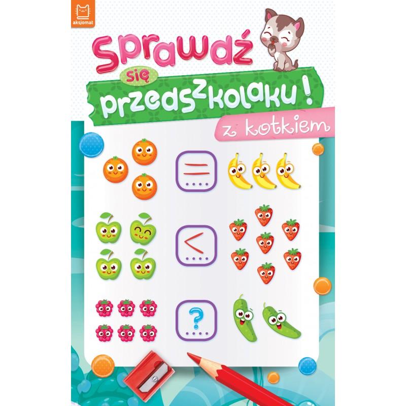 KSIĄŻECZKA SPRAWDŹ SIĘ PRZEDSZKOLAKU! Z KOTKIEM