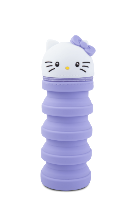 SASZETKA SILIKONOWA /Z GŁÓWKĄ MIX - PINK HELLO KITTY