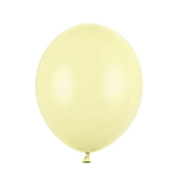 BALONY STRONG 12CM PASTEL LIGHT YELLOW A'100