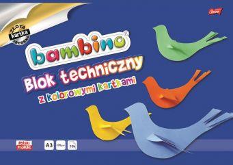 BLOK TECHNICZNY A3/10K KOLOR BAMBINO STANDART