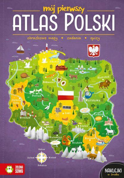 KSIĄŻECZKA MÓJ PIERWSZY ATLAS POLSKI