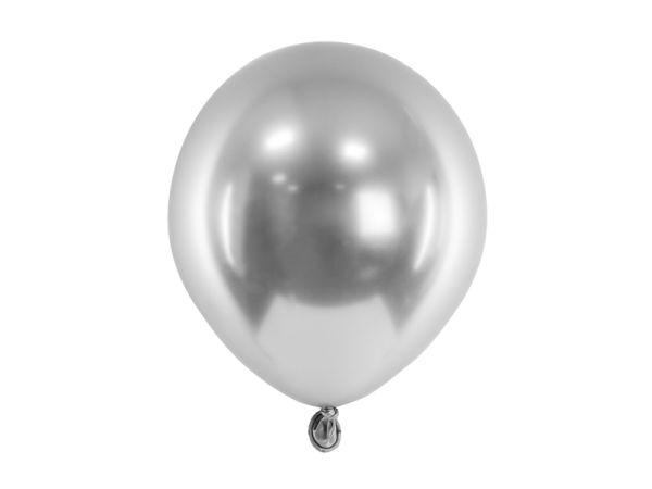 BALONY GLOSSY SREBRNE 30CM A'50