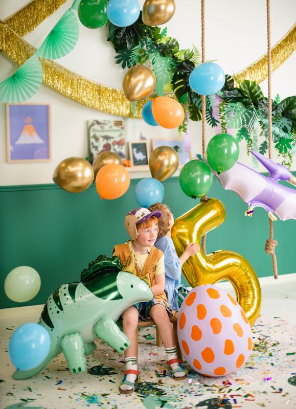 BALON FOLIOWY 5 86CM ZŁOTY