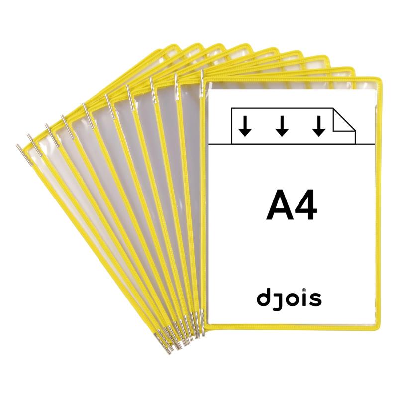 PANEL PREZENTACYJNY TARIFOLD A4 10SZT ŻÓŁTY