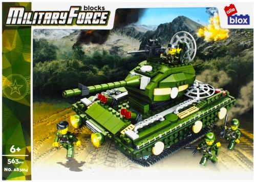 KLOCKI KONSTRUKTOR ALLEBLOX MILITARIA 563 ELEMENTÓW