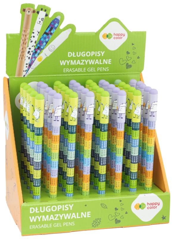 DŁUGOPIS WYMAZYWALNY TABLICZKA MNOŻENIA 0,5MM NIEBIESKI A40 GDD