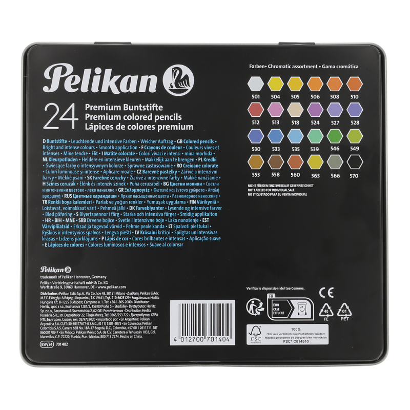 KREDKI 24 PREMIUM METALOWE ETUI