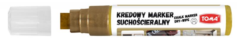 MARKER SUCHOŚĆ.KREDOWY 8X15MM ZŁOTY