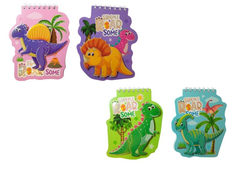 NOTES SZTANCOWANY XL 3D A-010 DINOZAURY