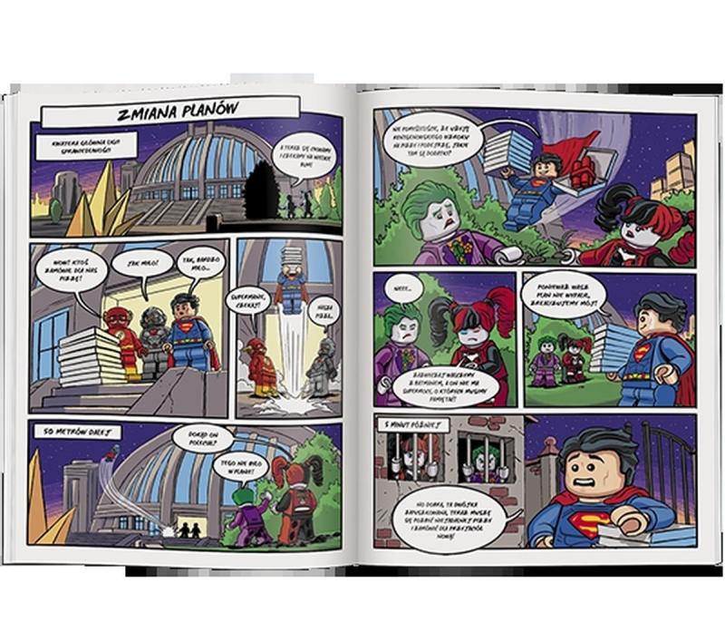 KSIĄŻECZKA LEGO DC COMICS SUPER HEROES. SUPERMAN RUSZA NA POMOC
