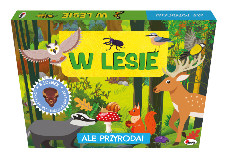 KSIĄŻECZKA ALE PRZYRODA W LESIE