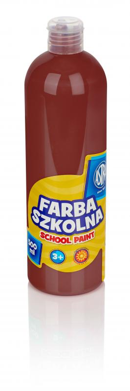 FARBA SZKOLNA ASTRA 500ML BRĄZOWA