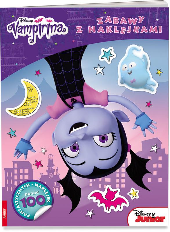 KSIĄŻECZKA VAMPIRINA.ZABAWY Z NAKLEJKAMI