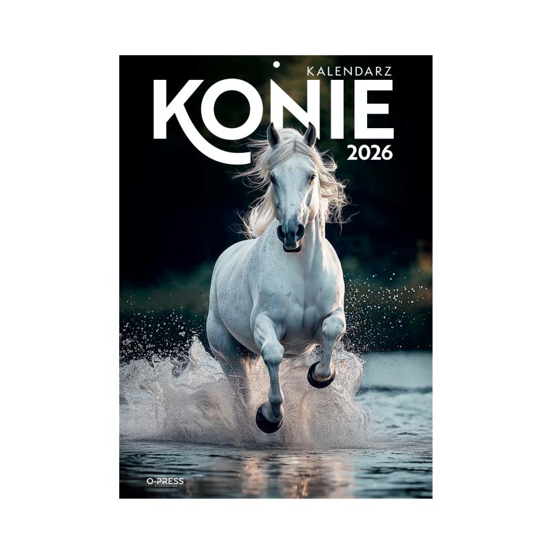 KALENDARZ ŚCIENNY A4 KONIE AREX